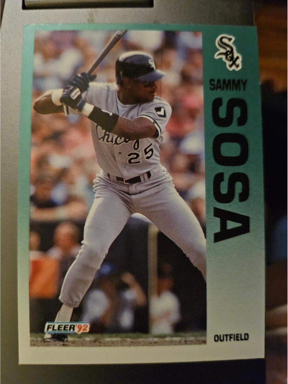 1992 Fleer #98 Sammy Sosa Chicago White Sox